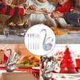 thumbnail image 3 of Cuchas de manija larga de acero inoxidable Sirviendo forks Conjunto con cucharaditas de café Especias de café Especias de azúcar Tailware Café Café Plata Kearding HA010860-02B, 3 of 7