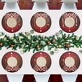 thumbnail image 7 of Ryvnso Christmas Tree Round Plate Mats Dining Table Placemat Set of 4 for Holiday Decoration, 7 of 7