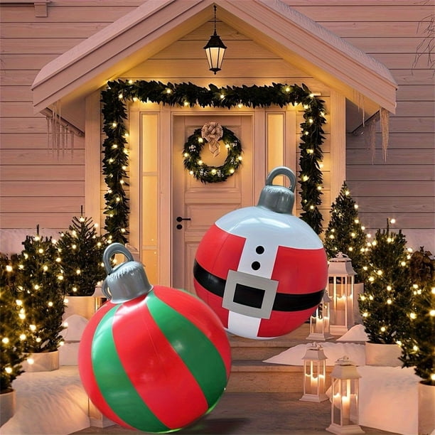 Ganfancp 2024 Decoración Navidad Globos 55Cm Inflable PVC