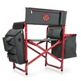 thumbnail image 1 of Silla Fusion -Dk Grey / Red (Louisiana Laf, Ragin Cajuns) Impresión digital Picnic Time 807-00-600-284-0, 1 of 1