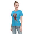 thumbnail image 4 of Women's Basic Short Sleeve T-Shirt Slam Dunk Rukawa Maple, 4 of 6