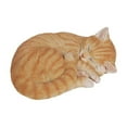 thumbnail image 5 of Hi-Line Gift Ltd. Orange Tabby Cat Sleeping Lying Down, 5 of 7