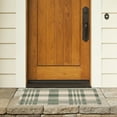 thumbnail image 4 of SAFAVIEH Courtyard Benjamin Plaid Indoor/Outdoor Area Rug, Green/Beige, 2'3" x 4', 4 of 14