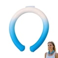 thumbnail image 5 of Portable Summer Neck Cooling Kit Ice Ring Neck Cooler plus Cooling Towel Instant Heat Relief for Hot Flashes, 5 of 6