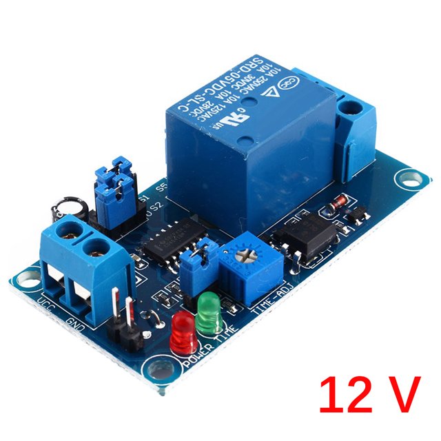 Módulo de relé de retardo de tiempo ajustable Control multifuncional Ciclo de disparo Temporizador Retardo de tiempo Encendido apagado 12V seitruly EL4894-02