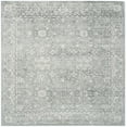 thumbnail image 3 of SAFAVIEH Evoke Ronald Bordered Area Rug, Silver/Ivory, 9' x 9' Square, 3 of 12