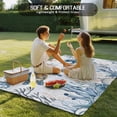 thumbnail image 4 of Blue Turtle Coastal Outdoor Rug for Patio/Deck/Porch, Non-Slip Large Area Rug 4 x 6 Ft, Octopus Summer Beach Coral Starfish Seahorse Indoor Outdoor Rugs Washable Area Rugs, Camping Rug Carpet Runner, 4 of 8
