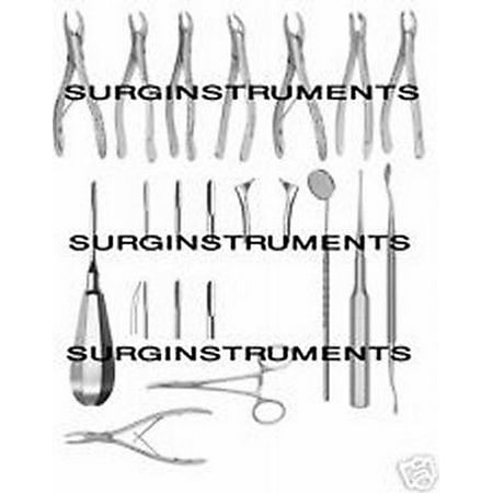 Huge Lot 63 pcs Dental Surgery Extracting Forceps Extraction Elevators Plier Set