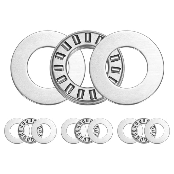 NTA815 2TRA Needle Roller Thrust Bearings with Bearing Washers, 13mm Bore Diameter, 23mm OD, 4mm Total Thickness for Lawn Mower Truck Power Steering