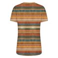 thumbnail image 5 of MEICHEN Short Sleeve Shirts Womens Fashion Casual Print V Neck T Shirt Plus Size Tops Loose Fit Blouse, 5 of 9