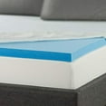 thumbnail image 3 of Zinus 2 Inch Gel Memory Foam Mattress Topper, Queen, 3 of 5
