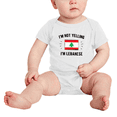 thumbnail image 2 of I'm Not Yelling, I'm Lebanese Cute Baby Clothes For Boy Girl (White, 6-12 Months), 2 of 5
