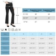 thumbnail image 6 of BALEAF Women's Yoga Dress Pants Bootcut Stretchy Work Slacks Business Casual Pull on Trousers with Pockets 29" Black L, 6 of 6