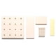 thumbnail image 1 of Estante de almacenamiento de plástico moderno, decoración, sala de estar, cocina, estante para colgar en la pared (Beige), 1 of 1