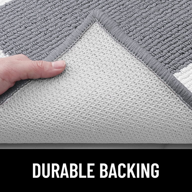 Buganda Indoor Doormat, 20"x32", Gray photo 6