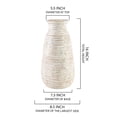 thumbnail image 7 of 16-Inch Rustic Ceramic Vase with Textured Finish, 7 of 7