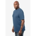 thumbnail image 3 of KingSize Men's Big & Tall Lightweight Stretch Mesh Pique Crewneck, 3 of 5