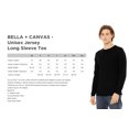 thumbnail image 5 of Bella + Canvas - Unisex Jersey Long Sleeve Tee - Grey T-Shirt for Women Super Soft Plain Top - Daily Men's Shirt, 5 of 5