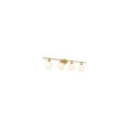 thumbnail image 3 of Gene 4 light Brass and Frosted white glass Wall sconce, 3 of 4