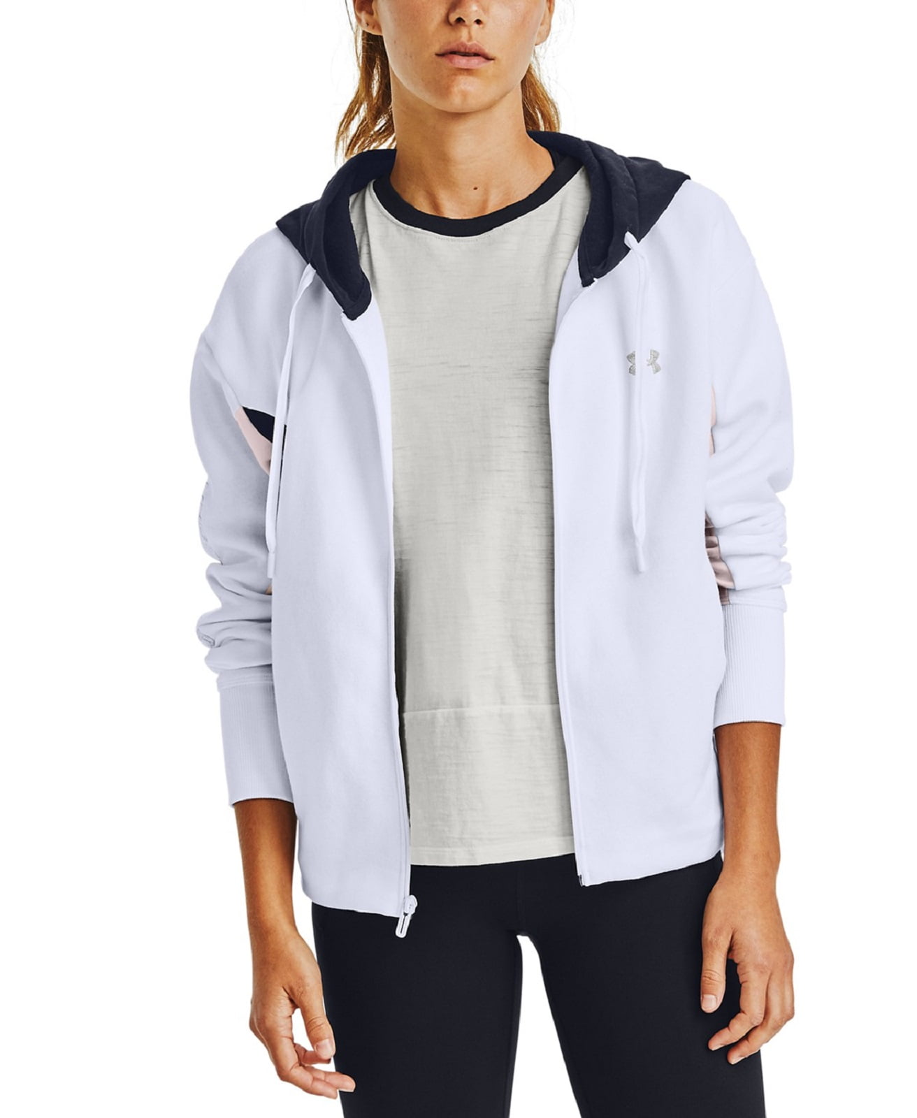 women's ua rival fleece embroidered crew