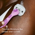 thumbnail image 4 of Flamingo Moisture Plus Women's Razor Blade Refill Cartridges, 4 Count, 4 of 10