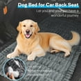 thumbnail image 5 of Eurhowing Backseat Pet Bed Mat, Dog Bed for Car Back Seat, Non-Slip Furry Dog Covers Pet Mat, Fit for Backseat Extenders and Seat Covers (Dark Gray, 24.8" x 54"), 5 of 10