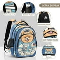 thumbnail image 4 of ALAZA Puppy Dog Astronaut School Backpack Elementary Bag Bookbag Travel Rucksack, 4 of 6