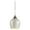 Silver, variant on Elk Home 5-Inch Wide Fusion Mini Pendant, Transitional, Satin Nickel - White