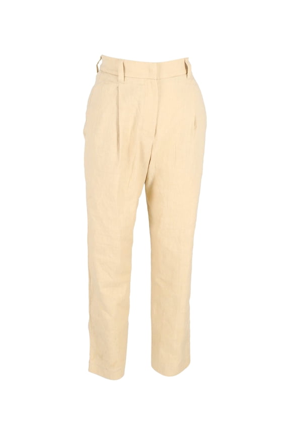 Pre-Owned Brunello Cucinelli Trousers in Cream Cotton