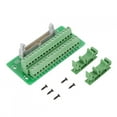 thumbnail image 2 of Connecteur de Bornier de PLC, IDC34P 34Pin Tête Mâle PLC Breakout Board DIN Rail Monter Interface Module Esthétique Élégant, 2 of 12