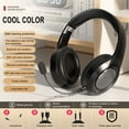 thumbnail image 3 of Auriculares inalámbricos para juegos, deportivos, con cancelación de ruido y Bluetooth, con micrófono, en cuatro colores, 3 of 7