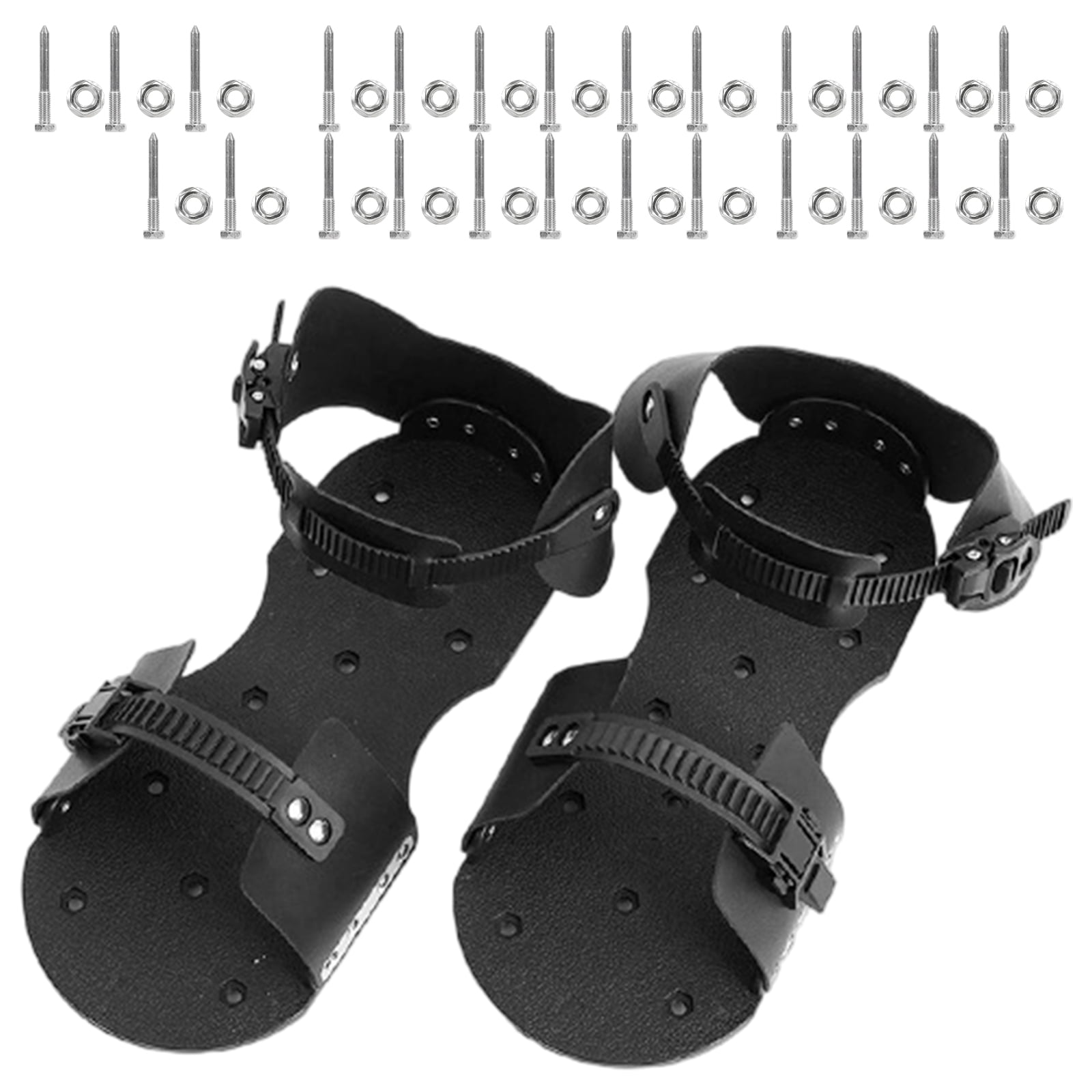 2 in 1 Nylon Aerator Shoes Aerating Footwear For Lawns Care And Epoxy Floor Projects 13 Spikes Penetrate Hard Soil