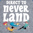 thumbnail image 3 of Disney - Peter Pan - Direct to Never Land - Toddler And Youth Raglan Graphic T-Shirt, 3 of 4