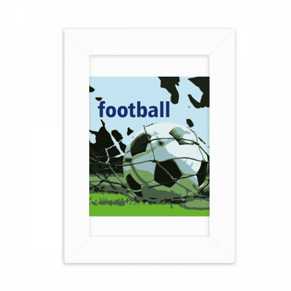 Football Monde Premier Mouvement Bureau Photo Cadre Image Affichage Décoration Art Peinture