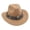 Z26-Beige, variant on Felt Cattleman Cowboy Hat Wide Brim Shapeable Western Hat for Men Women Cowgirl Halloween Country Concert