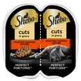thumbnail image 3 of (3 pack) Sheba Wet Cat Food Cuts in Gravy Roasted Chicken Entree, 2.6 oz Perfect Portions Twin-Pack Tray, 3 of 14