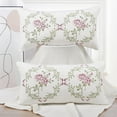 thumbnail image 6 of Home Soft Things Embroidery Canvas Throw Pillow Cover Pillow Case 2 Piece Set - Rose - Light Pink - 14" x 26" LUMBAR, 6 of 7