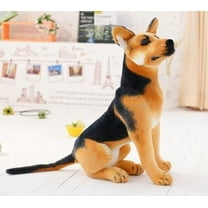 19 Inch German Shepherd Doll Giant Dog Plush Cushion Plush Toy Toddler Doll Kids Gift