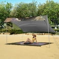 thumbnail image 6 of Wobogo Mermaid Inside The Shell Beach Tent Camping Sun Shelter 110 x 125in UPF50+ Outdoor Shade for Trips Fishing Picnics, 6 of 7