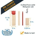 thumbnail image 3 of WE Games Outdoor Viking Kubb Chess Yard Game - Solid Natural Wood, 3 of 7