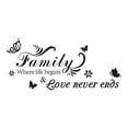 thumbnail image 2 of Clearance Wall stickers under $5,PVC Stickers Family Stickers a Living Are Wall Room Decoration We Wall Sticker, 2 of 3