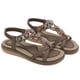 thumbnail image 3 of Sandalias planas bohemias Zapatos para caminar con flores de diamantes de imitación Zapatos de verano para mujer, 3 of 9