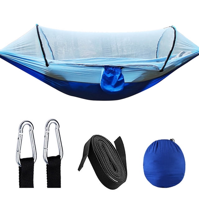 Automatic Hammock Tent, Strong Carrying Capacity Automatic Quick Opening Hammock for Backpacking 260x140cm/102x55in