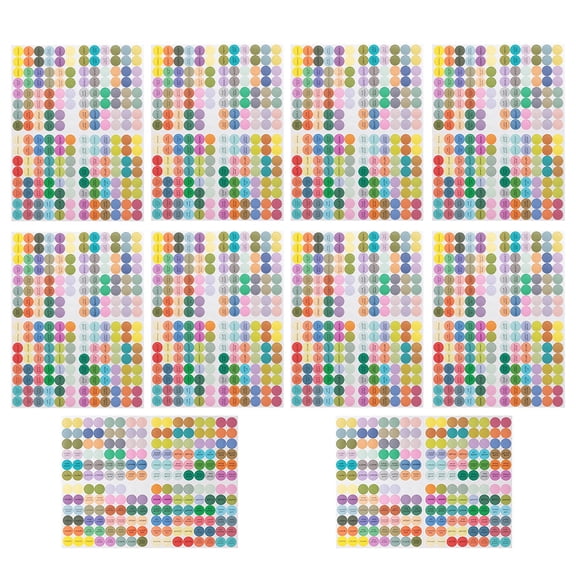 BESTONZON 10Pcs Premium Round Canning Labels Stickers for Jars and Bottles