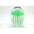 thumbnail image 1 of Poids du Papier en Verre de Méduse Verte, 1 of 1
