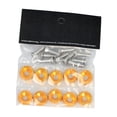 thumbnail image 3 of Arandelas de guardabarros M6 Tornillos de acero inoxidable Herrajes premium de alta confiabilidad para automóviles Oro, 3 of 9