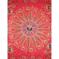 thumbnail image 2 of Celestial Tapestry Cotton Bedspread 108" x 88" Full-Queen Red, 2 of 2