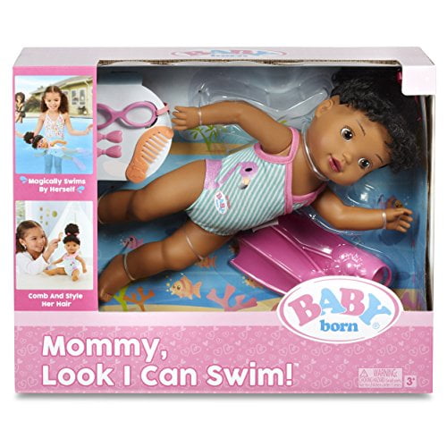 my little baby born swimming doll