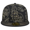 thumbnail image 2 of Men's New Era Black St. Louis Cardinals 59FIFTY Day Allover Fitted Hat, 2 of 6
