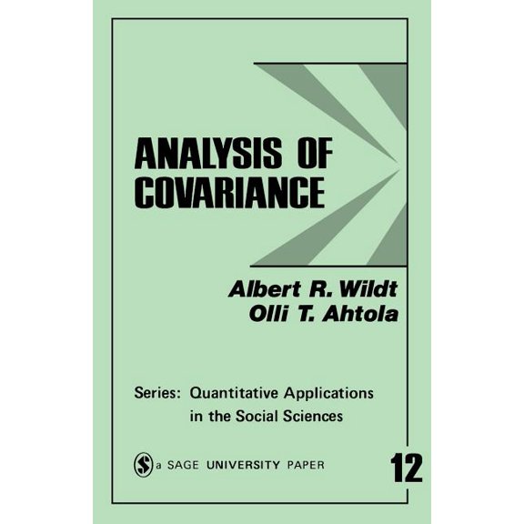 Quantitative Applications in the Social  Analysis of Covariance, Book 12, (Paperback)